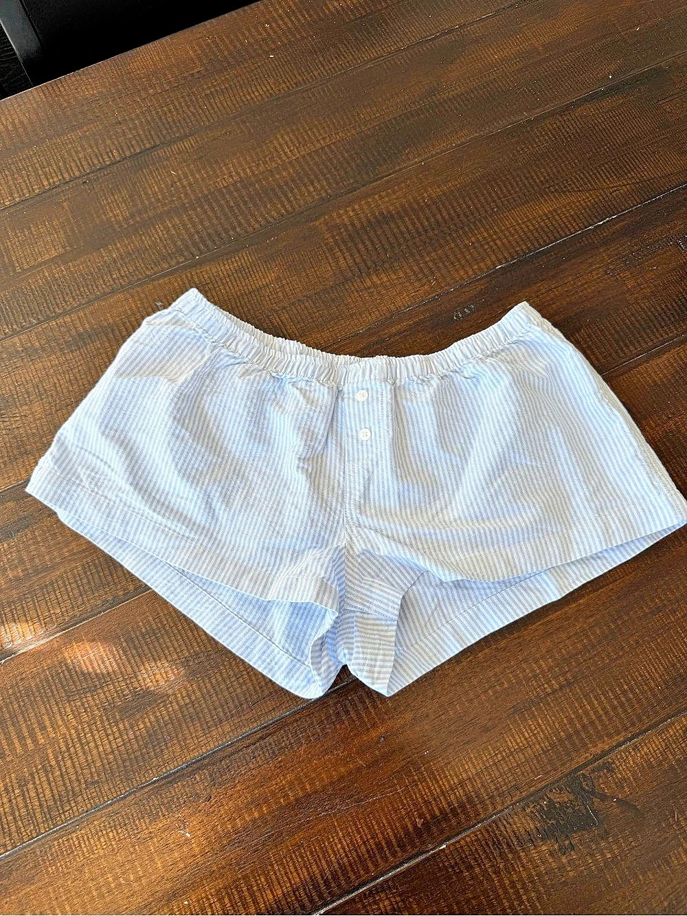Striped Shorts in Blue